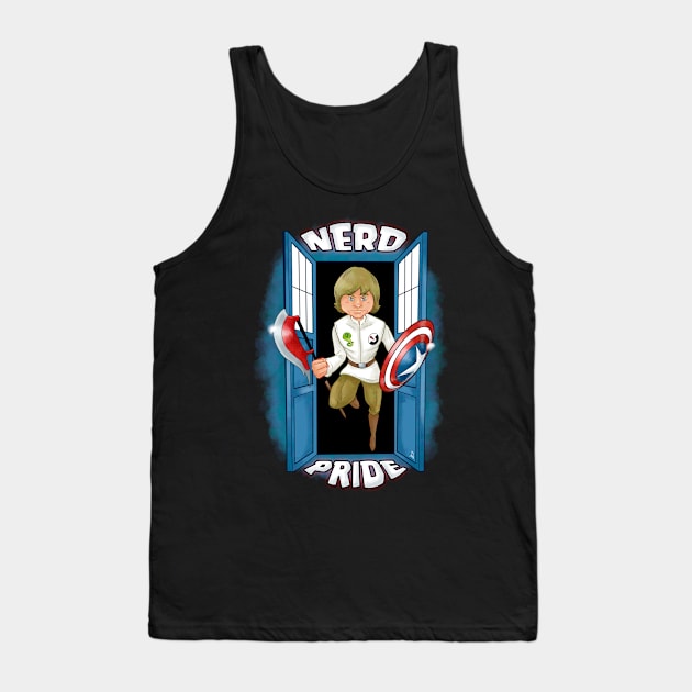 Nerd Pride Tank Top by rednessdesign